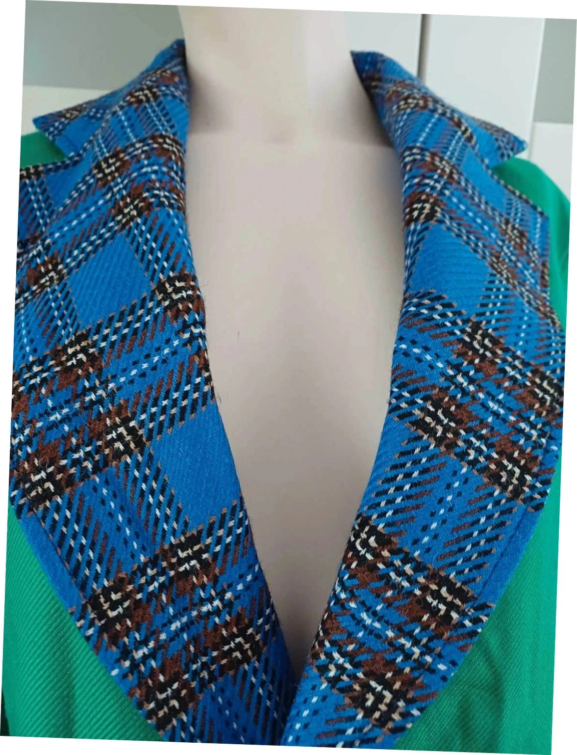 Pièce de créateur Veste Réversible Frangée VictoriaTomas - Taille S (36) - Pièce de Défilé – photo 9